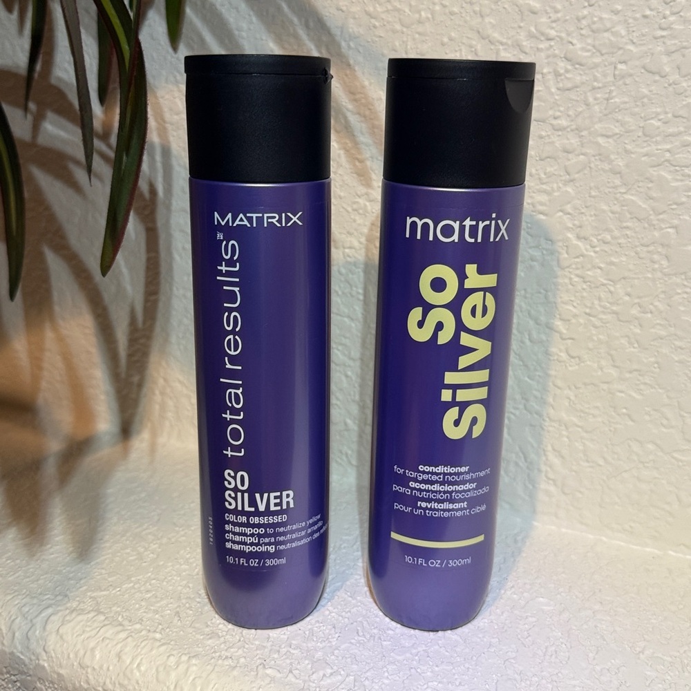Matrix So Silver Blonde Hues Color Obsessed Shampoo & Conditioner 10.1 fl oz